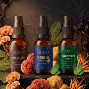 Combo 4: Orbion Sprays – Juba de Leão + Cordyceps + Reishi