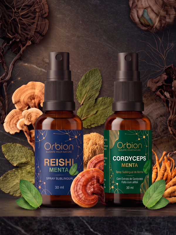 Combo 3: Orbion Sprays – Reishi + Cordyceps Menta